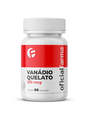 Vanádio Quelato 250mcg 90 Cápsulas