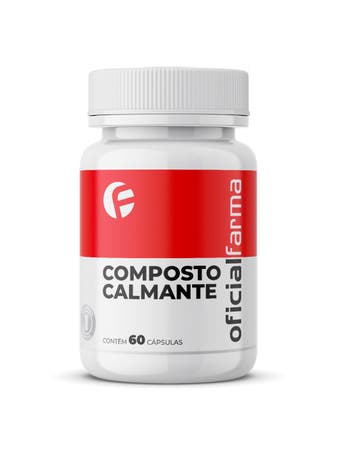 Composto Calmante Natural 60 Cápsulas