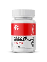Óleo De Borragem 500Mg 30 Cápsulas