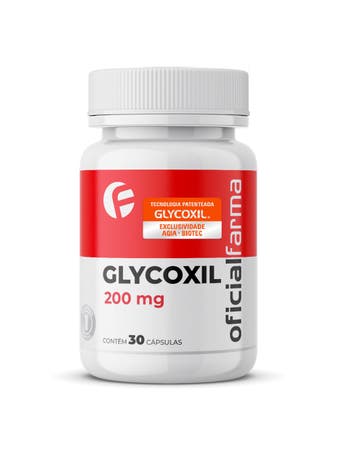 Glycoxil® 200mg 30 Cápsulas Com Selo De Autenticidade