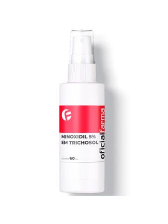 MinoxidilL 5% Em Trichosol Cabelos E Barba (Sem álcool) 60mL
