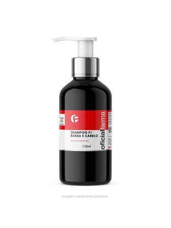Shampoo P/ Barba E Cabelo 120ml