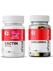 Termogênico "Abelhinha" 120 Cápsulas + Cactin 500mg 30 Cápsulas