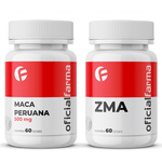 Zma 60 Cáps + Maca Peruana 500mg 60 Doses