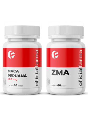 Zma 60 Cáps + Maca Peruana 500mg 60 Doses