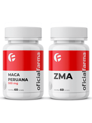 Zma 60 Cáps + Maca Peruana 500mg 60 Doses