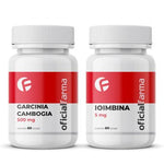 Garcinia Cambogia 500mg 60 Doses + Ioimbina (Yohimbine) 5mg 60 Doses