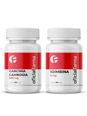 Garcinia Cambogia 500mg 60 Doses + Ioimbina (Yohimbine) 5mg 60 Doses