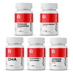 Tribulus Terrestris 500mg 60 Doses + Zma 60 Doses + Turkesterone 500mg 30 Cápsulas + Silimarina com Metionina 60 Doses + Ginkgo Biloba 60mg 60 Cápsulas