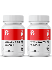 2 Vitaminas D3 10.000UI 60 Doses