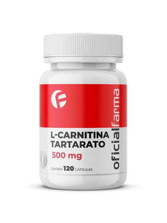 L-Carnitina Tartarato 500mg 120 Cápsulas