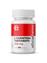 L-Carnitina Tartarato 500mg 120 Cápsulas