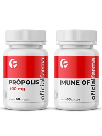 Multivitamínico Imune Of 60 Cápsulas + Própolis 500mg 60 Cápsulas