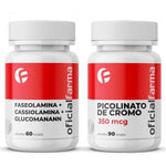Faseolamina + Cassiolamina + Glucomanann 60 Doses + Picolinato De Cromo 350Mcg 90 Doses