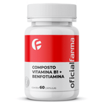 Composto Vitamina B1 + Benfotiamina 60 Cápsulas