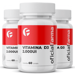3 Vitamina D3 2000UI 60 Doses