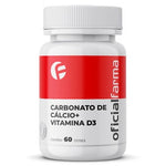 Carbonato De Cálcio 1200Mg + Vit D3 1000Ui 60 Doses