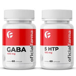 Gaba 400mg 60 Cápsulas + 5 Htp 100mg 60 Cápsulas (Grifonia Simplicifolia)
