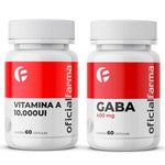 Gaba 400mg 60 Cápsulas + Vitamina A 10.000UI 60 Cápsulas