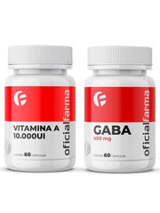 Gaba 400mg 60 Cápsulas + Vitamina A 10.000UI 60 Cápsulas