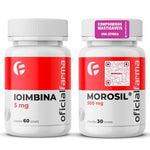 Ioimbina 5mg 60 Doses + Morosil® 500mg 30 Doses Mastigáveis