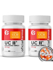 2 Uc II® 40Mg 60 Cápsulas (Colágeno Tipo 2) Com Selo de Autenticidade