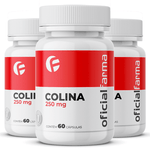 3 Colina 250Mg 60 Cápsulas