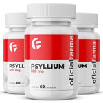 3 Psyllium 500Mg 60 Cápsulas