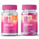 Dimpless® 40Mg 30 Cápsulas Com Selo de Autenticidade NUPELLI + Diurético Com Cactin 30 Doses NUPELLI