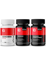 Gengibre 250Mg 120 Cápsulas + Enzimax Black