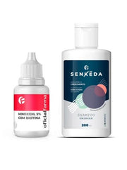 MinoxidilL 5% Com Biotina 100Ml + Shampoo Unissex Para Crescimento Capilar 200 ml SENKEDA