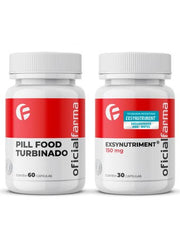 Pill Food Turbinado 60 Cápsulas + Exsynutriment® 150Mg 30 Cápsulas Com Selo de Autenticidade