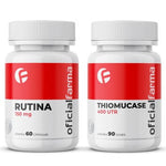 Rutina 150mg 60 Cápsulas + Thiomucase 400 UTR 90 Doses