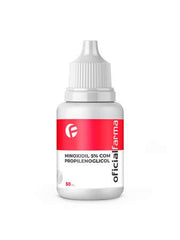 MinoxidilL 5% Com Propilenoglicol 50mL - Loção Capilar