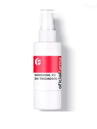 MinoxidilL 5% em Trichosol Cabelos e Barba (Sem álcool) 50mL