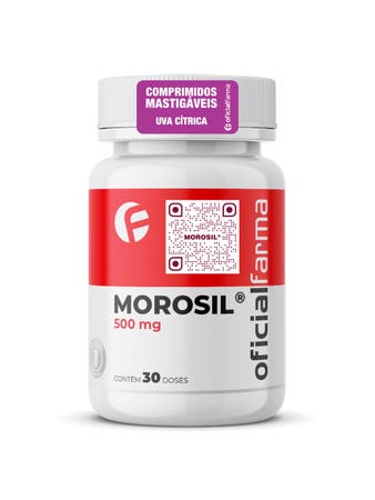 Morosil ® 500mg 30 Doses Mastigáveis Com Selo de Autenticidade
