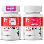 Morosil® 500mg 60 Doses Mastigáveis + Cactin 500mg 60 Cápsulas