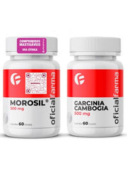 Morosil® 500mg 30 Doses Mastigáveis + Garcinia Cambogia 500mg 60 Doses