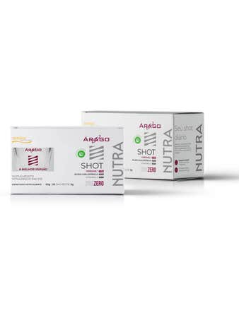 ÁragoShot - Colágeno Verisol , Vitamina C e Ácido Hialurônico - 90g 30 sachês