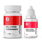 Pill Food Turbinado 60 Cápsulas + MinoxidilL Turbinado 100ml