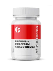 Piperina + Piracetam + Ginkgo Biloba 60 Cápsulas
