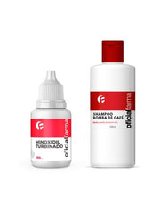Shampoo Bomba de Café 200ml + MinoxidilL Turbinado 100ml