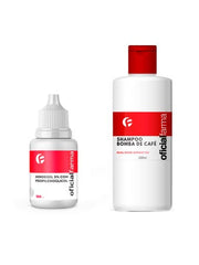 Shampoo Bomba De Café + MinoxidilL 5% Com Propilenoglicol 100mL