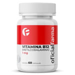 Vitamina B12 (Metilcobalamina) 1mg 60 Cápsulas