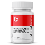 Vitaminas & Minerais para Saúde dos Olhos 30 Cápsulas