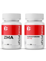 Zma 60 Doses + Turkesterone 500mg 30 Cápsulas